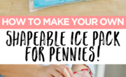 Learn how to create a shapeable ice pack from everyday materials without breaking the bank.
