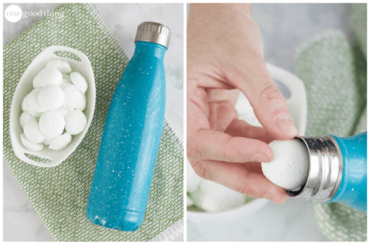 Learn how to clean a water bottle using cleaning tabs.